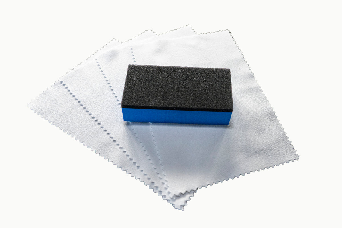 Ceramic Coating Foam Applicator with Suede Microfiber