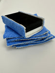 Applicator Foam Block with Side Velcro and Refill Towels - 10 Pack